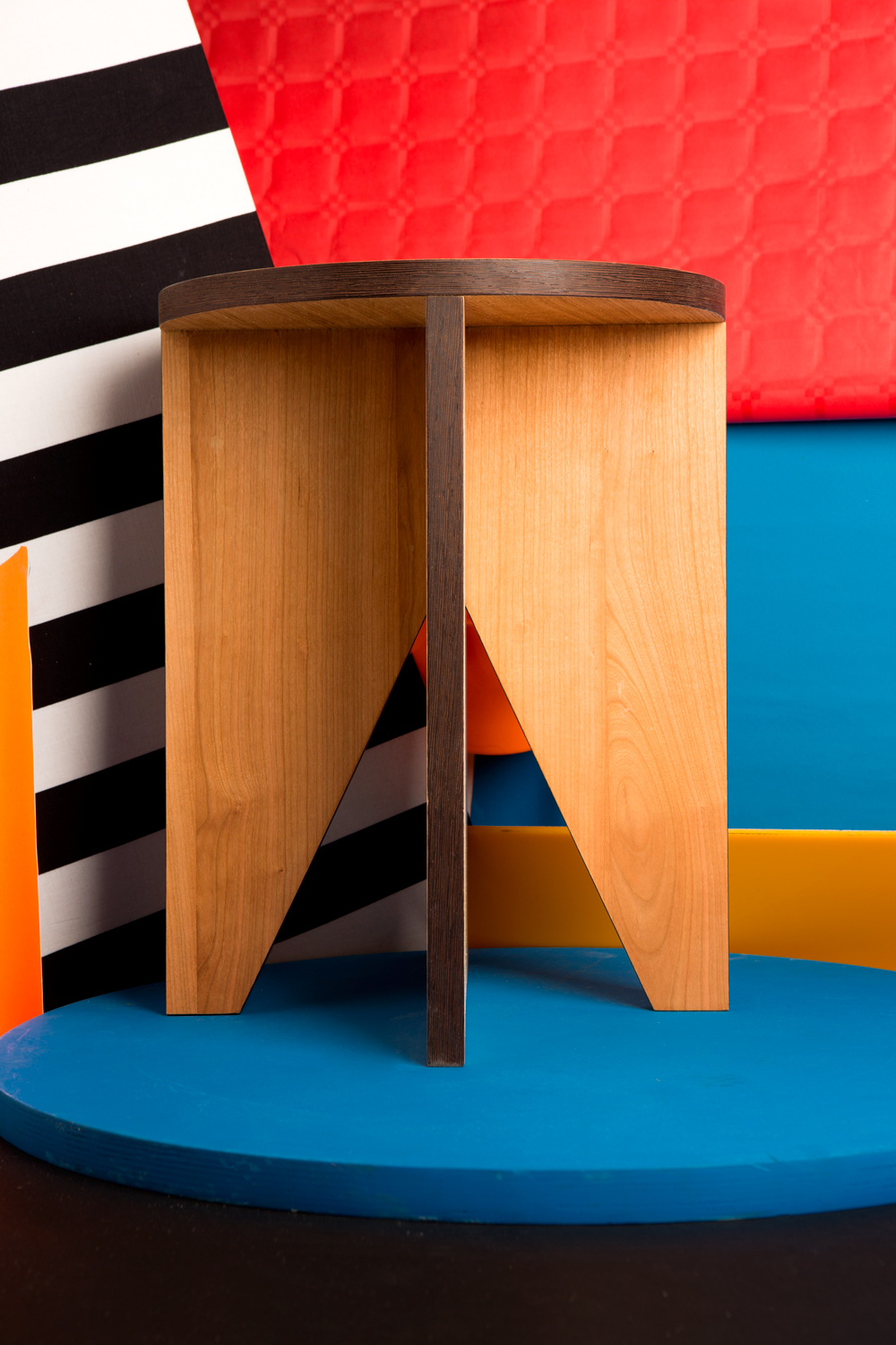 Tankboys' stool Walnut, oak, american cherry, ash or fir