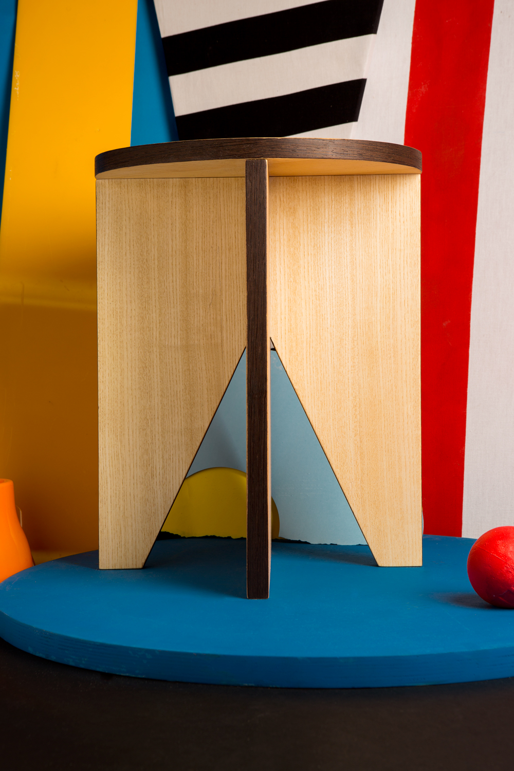 Tankboys' stool Walnut, oak, american cherry, ash or fir